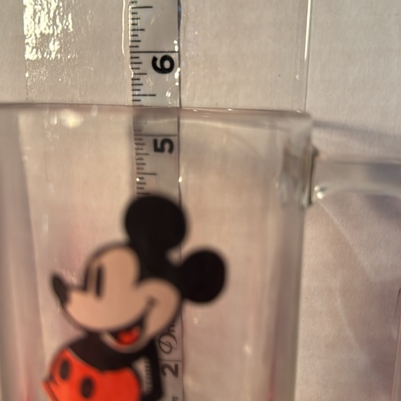Disney Mugs MICKEY And MINNIE MOUSE GLASS ROOT BEER MUG Set Of 2  5.5” - Picture 2 of 9